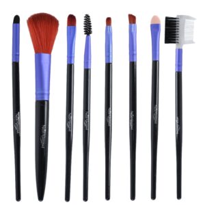 Pinceaux de maquillage Noor Alzawi 8 pièces-Violet