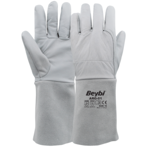 Gants de soudage a l'argon en cuir véritable de chèvre