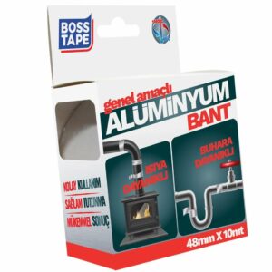 BOSS TAPE Adhésif en Aluminium très Résistant 48mmx10m