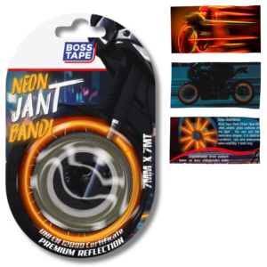 BOSS TAPE Néon de Jante ORANGE 7mmx7m