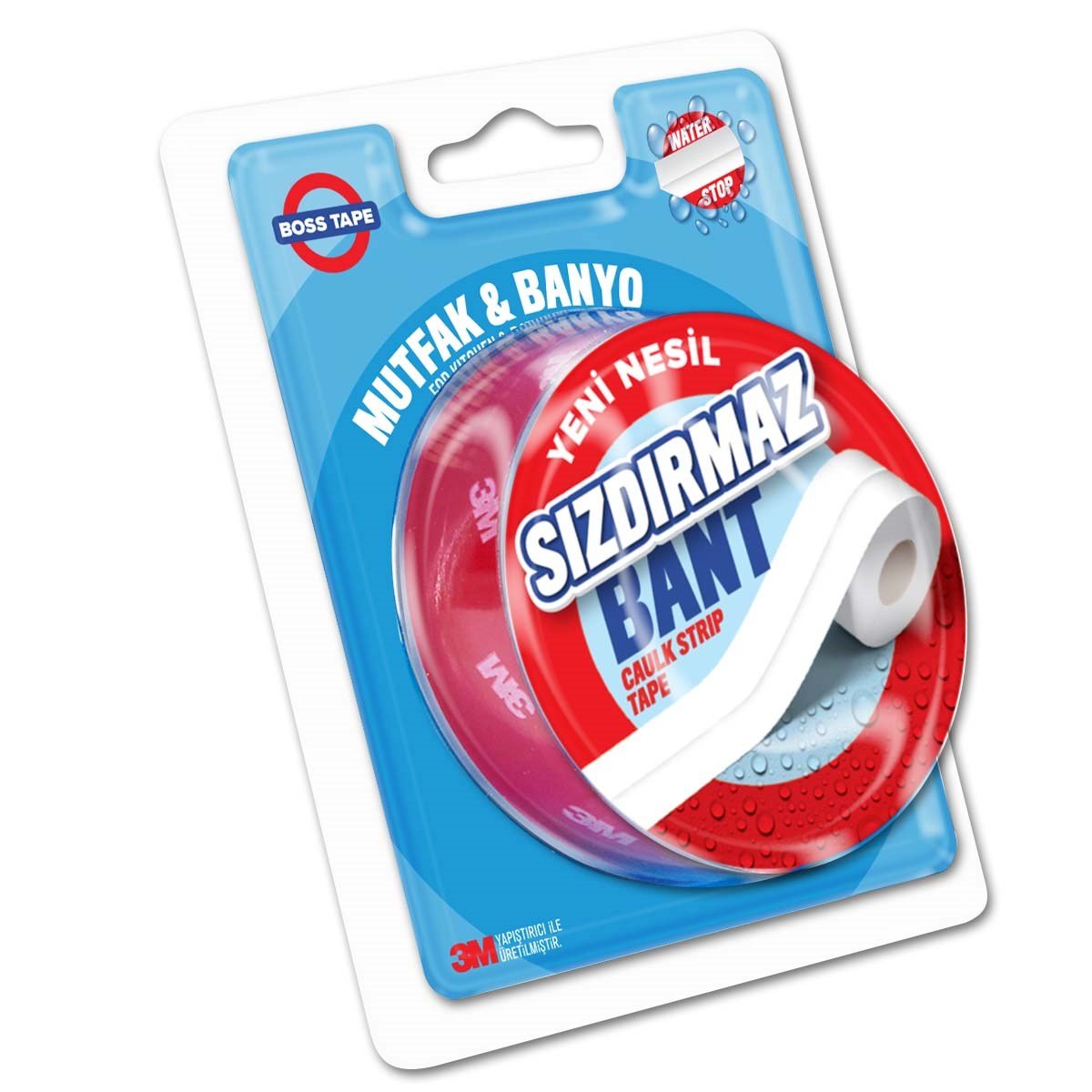 BOSS TAPE Ruban de Calfeutrage Cuisine et Salle de Bain (BLANC) techno