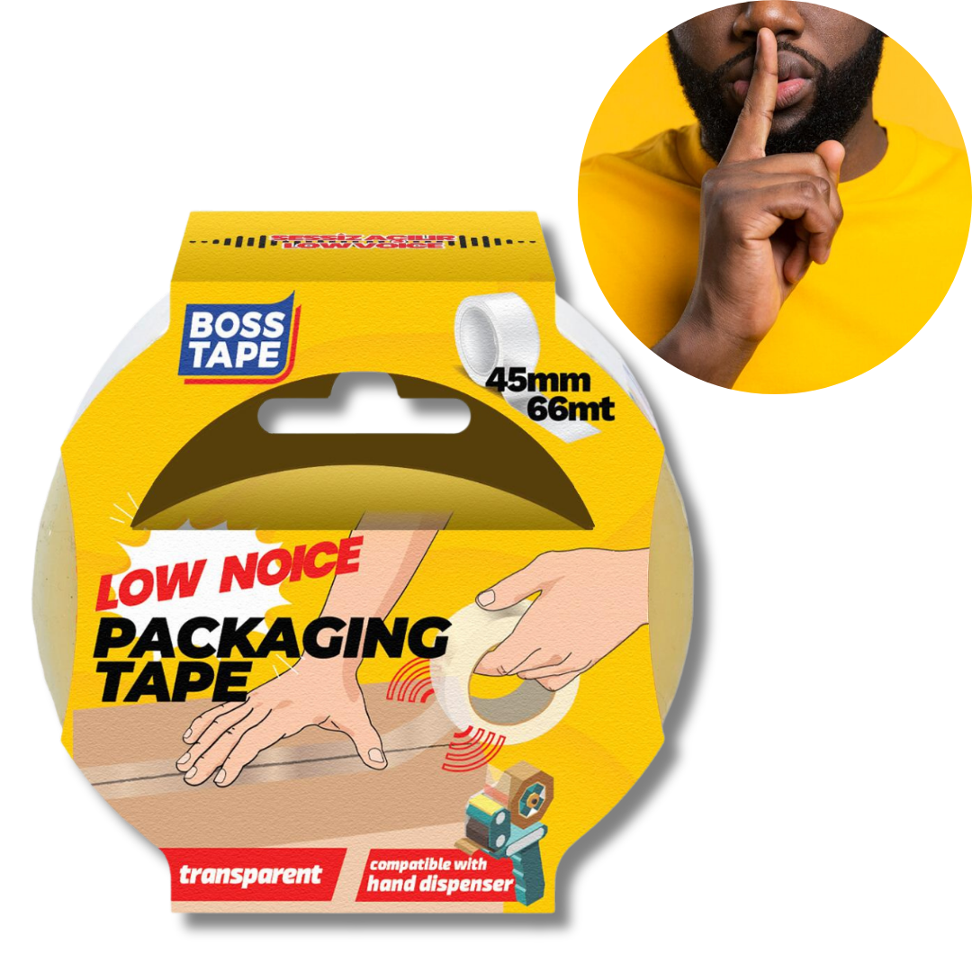 Ruban Adhésif pour Emballage de Cartons – Silencieux 45mmx66m