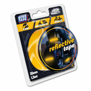 BOSSTAPE Bande réfléchissante JAUNE 35 mm x 1,5 mt