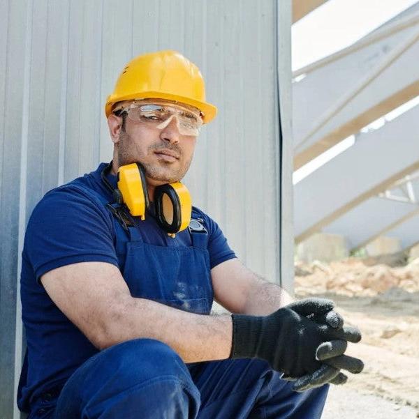 CASQUE DE PROTECTION - CASQUE DE TRAVAIL - Casque De Chantier JAUNE