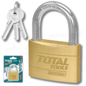 Cadenas en Laiton Robuste - Haute sécurité - 3 clés - TOTAL