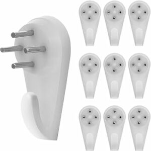 Crochets pour Tableaux Spécial Béton , Blanc , 3cm - crochet mural