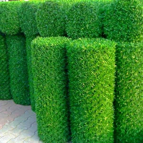 Grillage Gazonne - Grillage galvanisé avec gazon artificiel - Aspect l