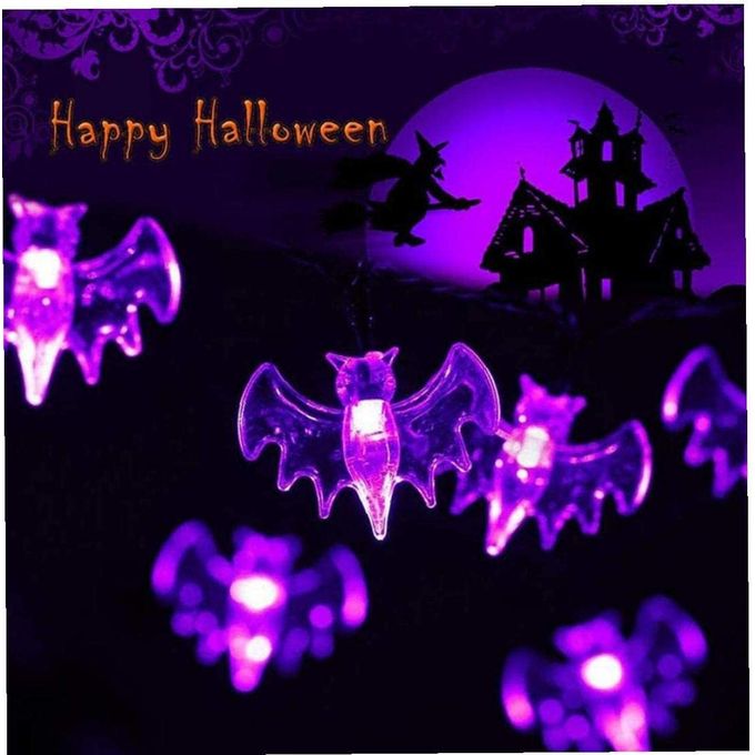Guirlande LED lumineuse halloween Tunisie fantomes