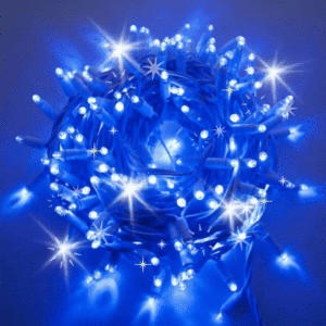 Guirlande lumineuse décoratif - Kit 100 LED Bleu 10M