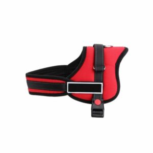 Harnais Pour Chien - Reglable - Rouge - L