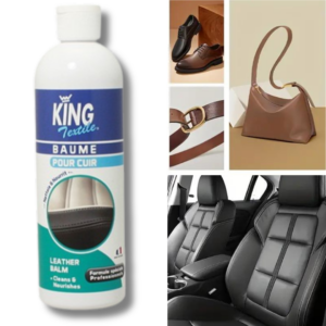 Baume nettoyant CUIR - Rénovateur siège voiture - 500ML