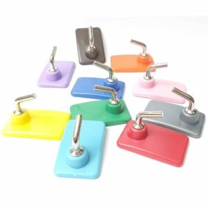 Lot de 10 Crochet adhésifs - Porte outils Mural - Multi couleur