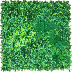 Mur végétal Artificiel ROYAL - panneaux Intérieur et Extérieur - 1m*1m