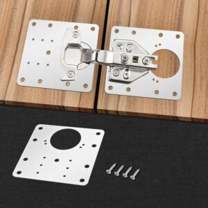 Plaques De Réparation Charnières Pour Porte et Placard & D'Armoire