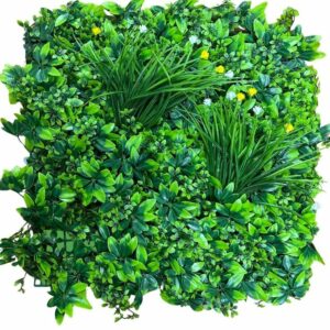 Panneau décoratif 3D FLORENCE - Mur végétal artificiel - 50cm*50cm