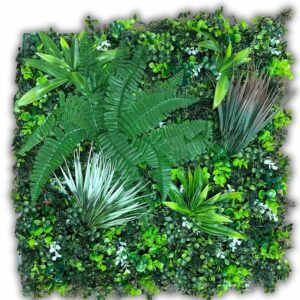 Panneau décoratif 3D INFINITY - Mur végétal artificiel - 50cm*50cm