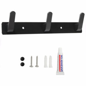 Patères - Porte Manteaux - Crochet Mural - N 3 - Noir