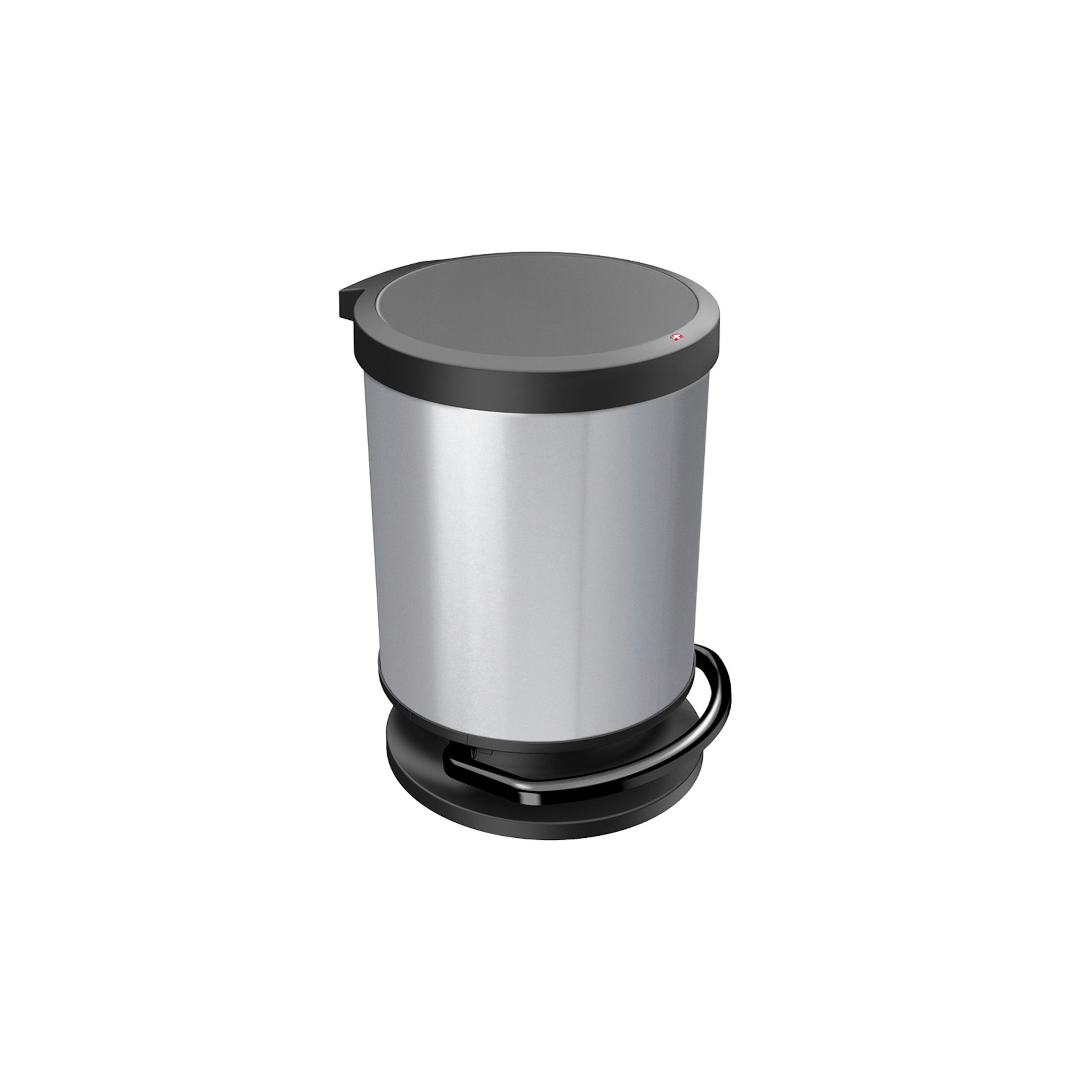 Poubelle a pedale Ronde 20L Paso avec couvercle