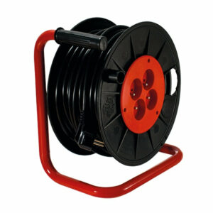 Enrouleur de 4 prise 2P+T - Câble 3 G 1.5 mm 2 - 25M