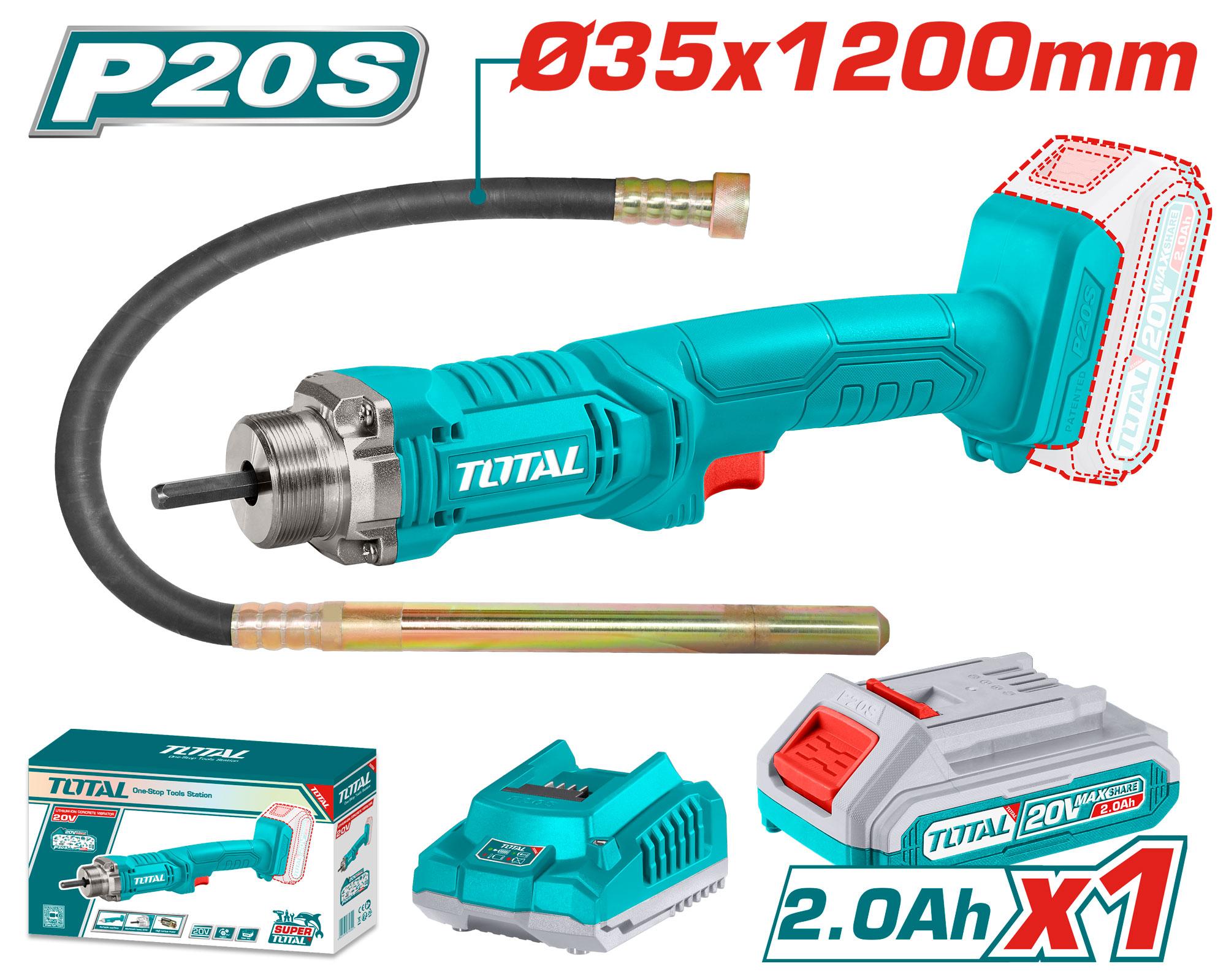 Vibrateur a beton sans fil - a batterie 20V