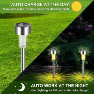 Lampe pour éclairage jardin - Torche Solaire - Borne LED