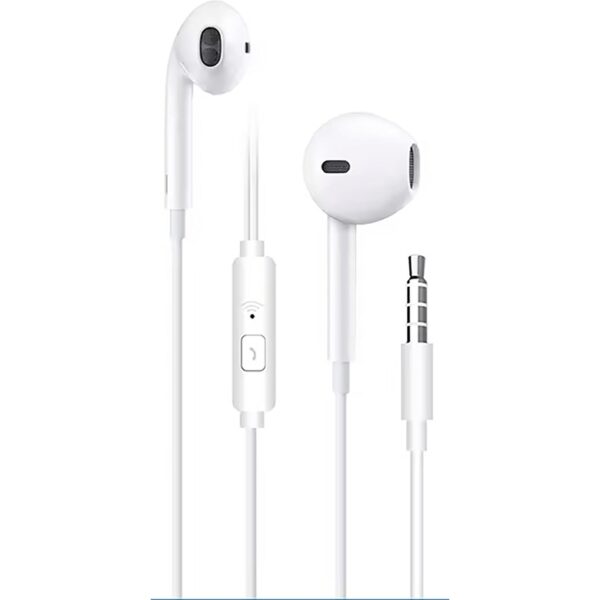 Ecouteur Filaire intra-auriculaire avec Micro - WUW R170 - Blanc