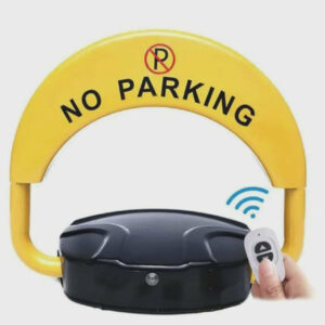 Barriere automatique avec 2 commandes de parking pour voitures