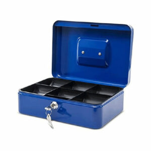 Caisse à monnaie - Coffre fort - Boîte de rangement - 300*240*90 mm