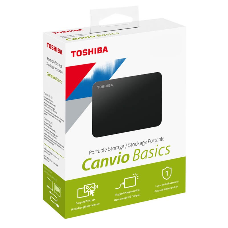 Disque Dur externe TOSHIBA Canvio 2.5'' 1 To 3.2 - Garantie 1 an