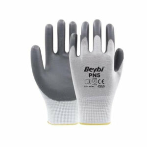 Gants de travail - Gants en nitrile BLANC - Beybi