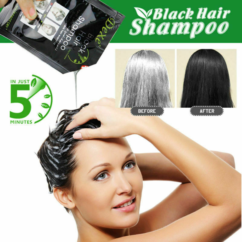 Pack 3 pièces Shampooing colorant instantané pour homme et femme – Formule végétale douce