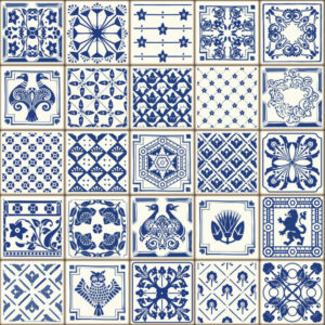 BOSS TAPE Carreau PVC Indigo 30cmx30cm