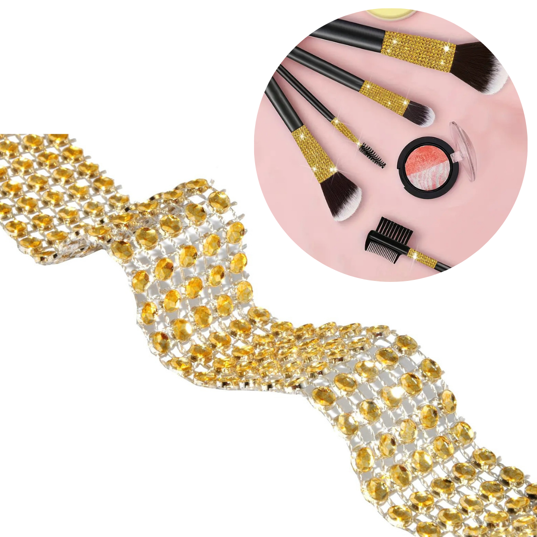 BOSS TAPE 3M Ruban de strass adhésif GOLD 24mmx400mm