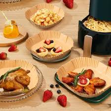 Papier Cuisson Air Fryer - 16cm carré