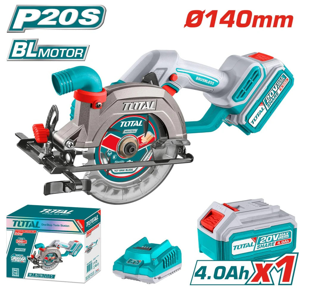 Scie circulaire - sans fil - 140mm - 20V