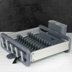 Égouttoir à vaisselle extensible aluminium