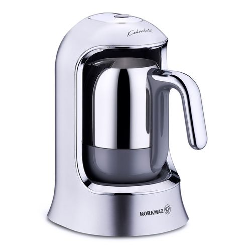 Cafetière Électrique Korkmaz Mia 400W - Inox et Noir