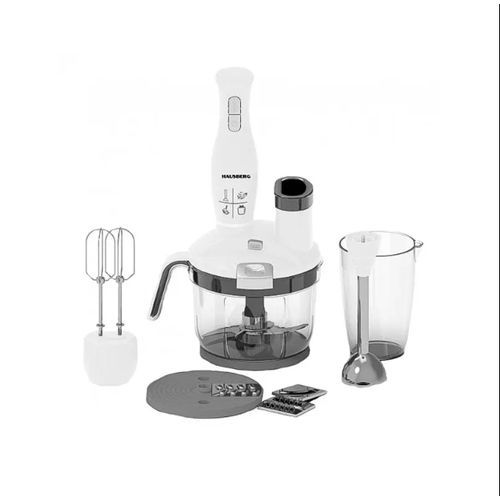 Mixeur Plongeant 4en1 Hausberg 1,5 L -1500W Blanc