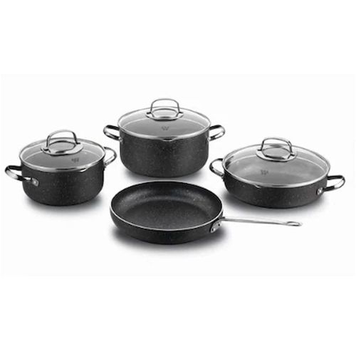 Batterie de cuisine - Set de 7 Pièces Korkmaz Noir