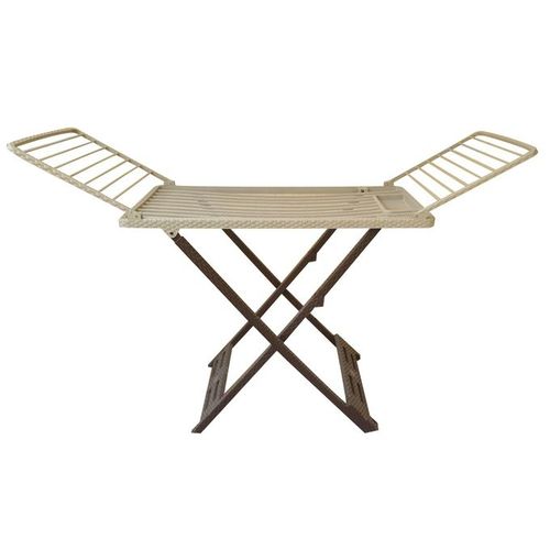 SOFPINCE Séche linge - Plastique rotin - grége marron