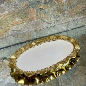 Plat de présentation ovale 23 x 14 cm