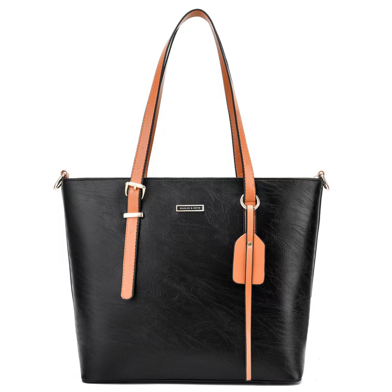 Sac à main Grand format -2SM004- Noir