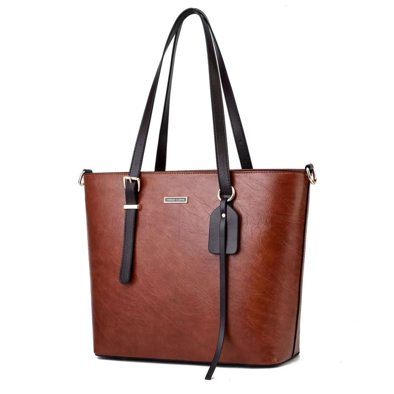 Sac à main Grand format -2SM004- Marron