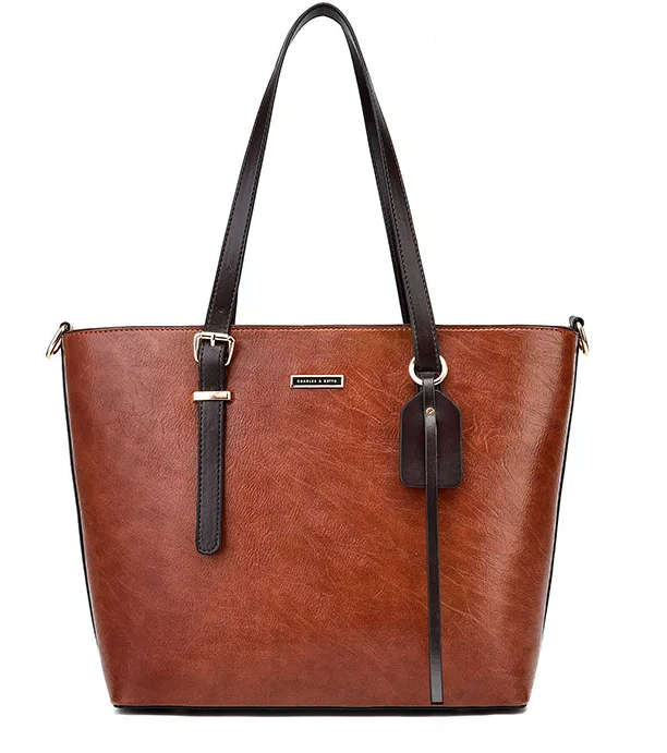Sac à main Grand format -2SM004- Marron