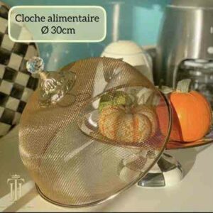 Cloche inoxydable doré