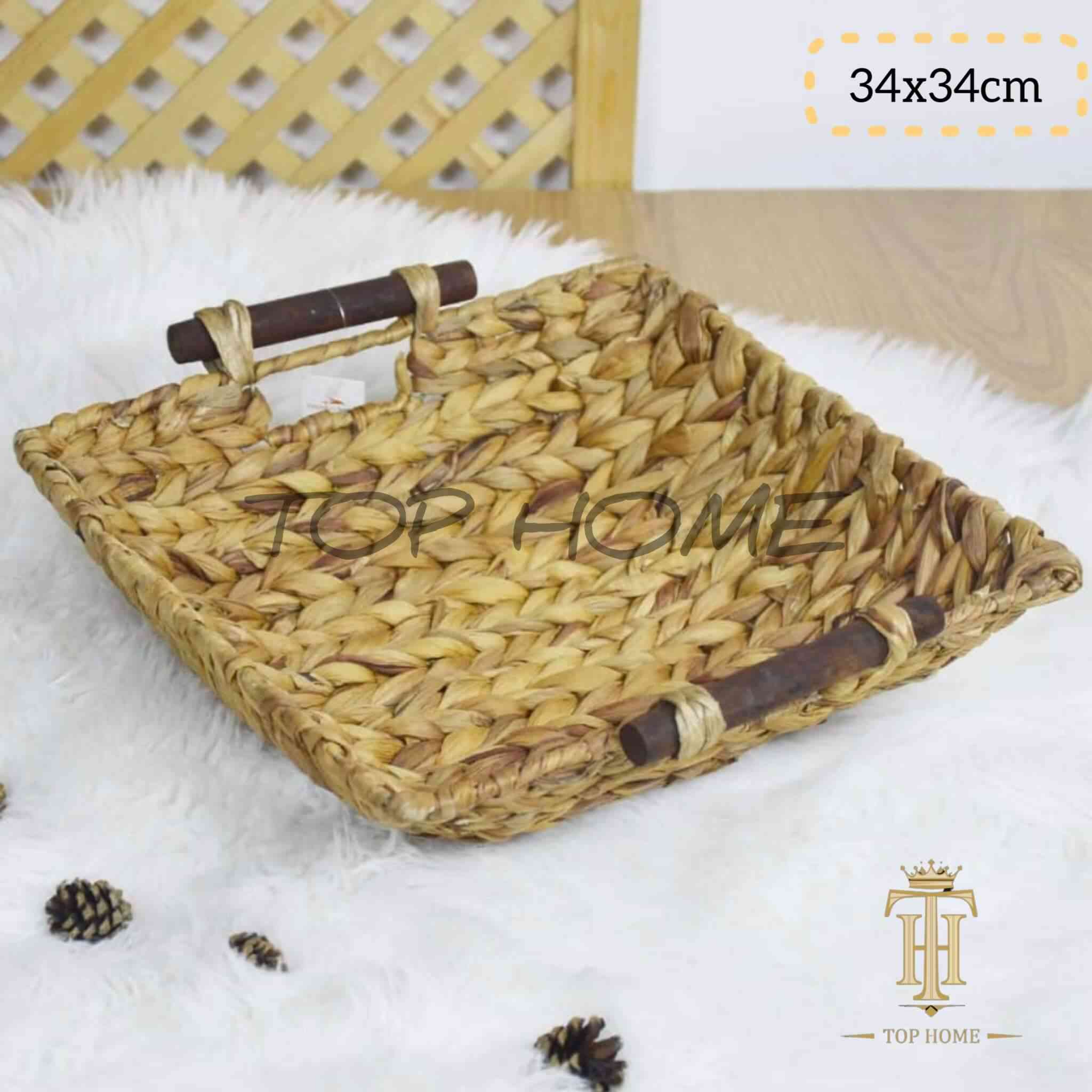 Corbeille tressée 40*31cm