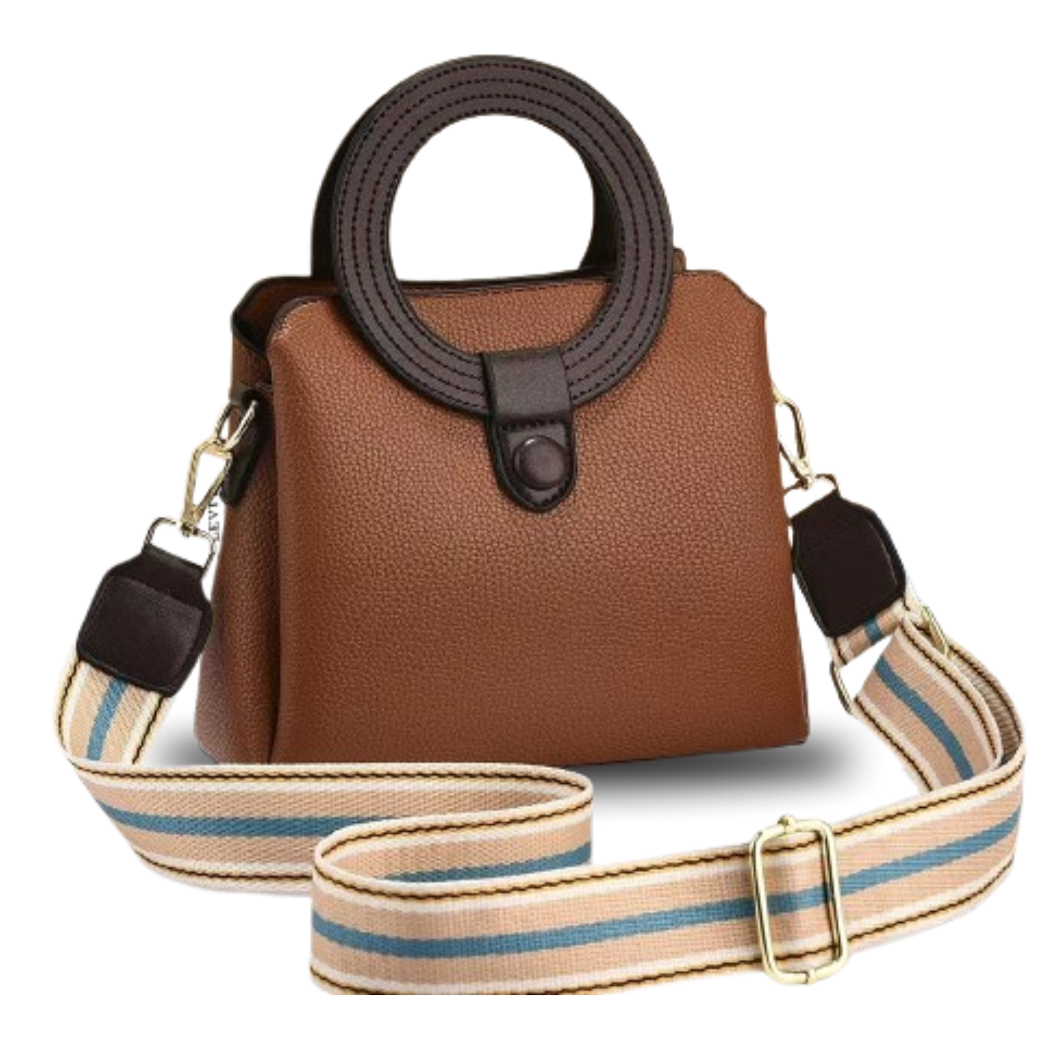 Sac à main 'Canna' -3SM09- Marron