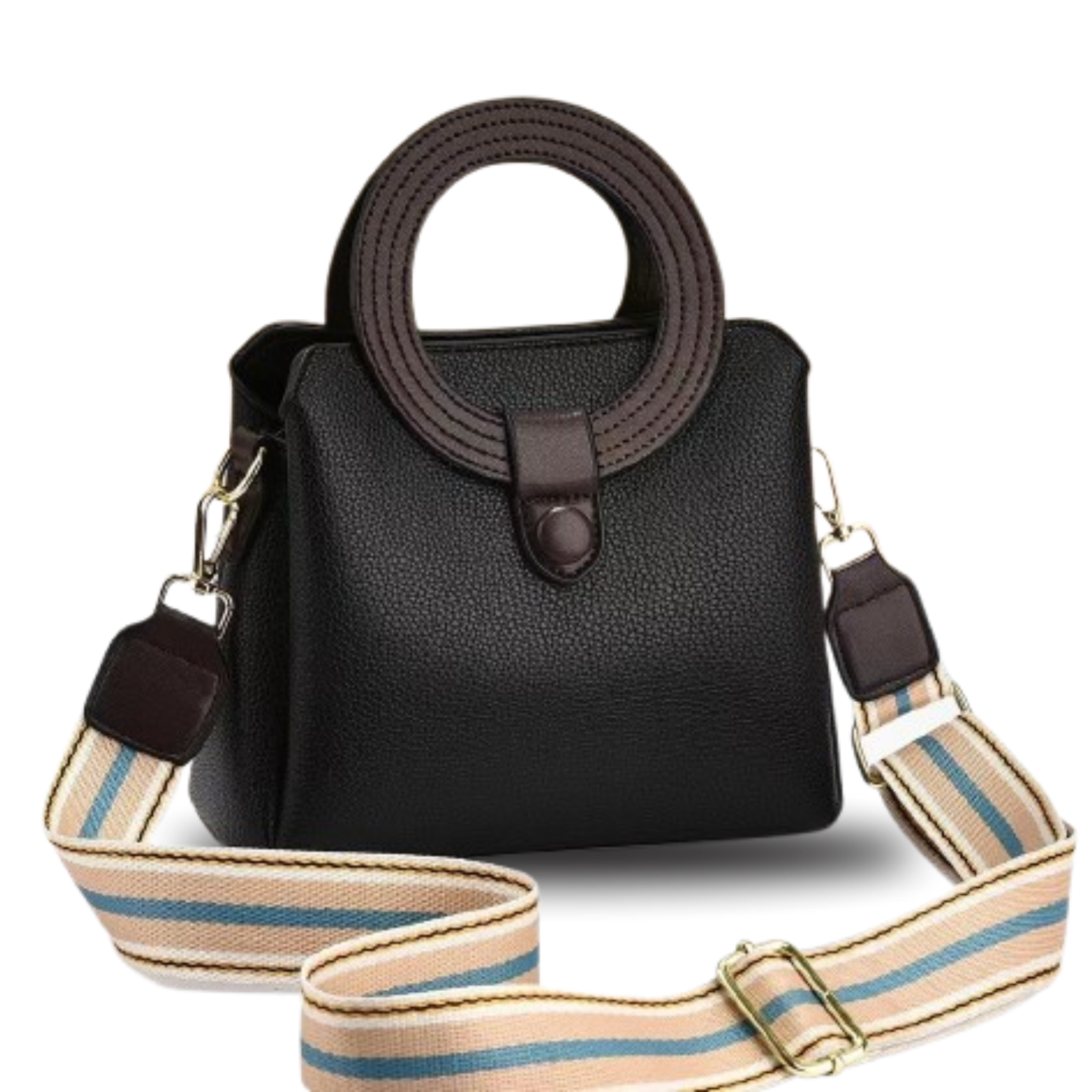 Sac à main 'Canna' -3SM09- Noir