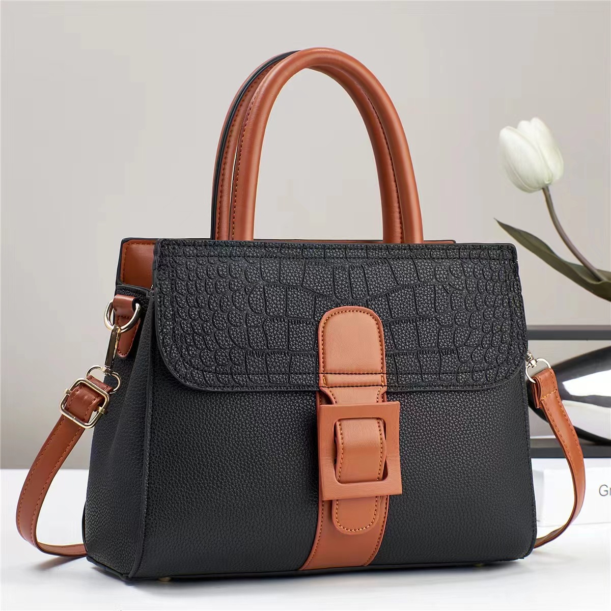 Sac à main ‘Marigold’ -3SM13- Noir