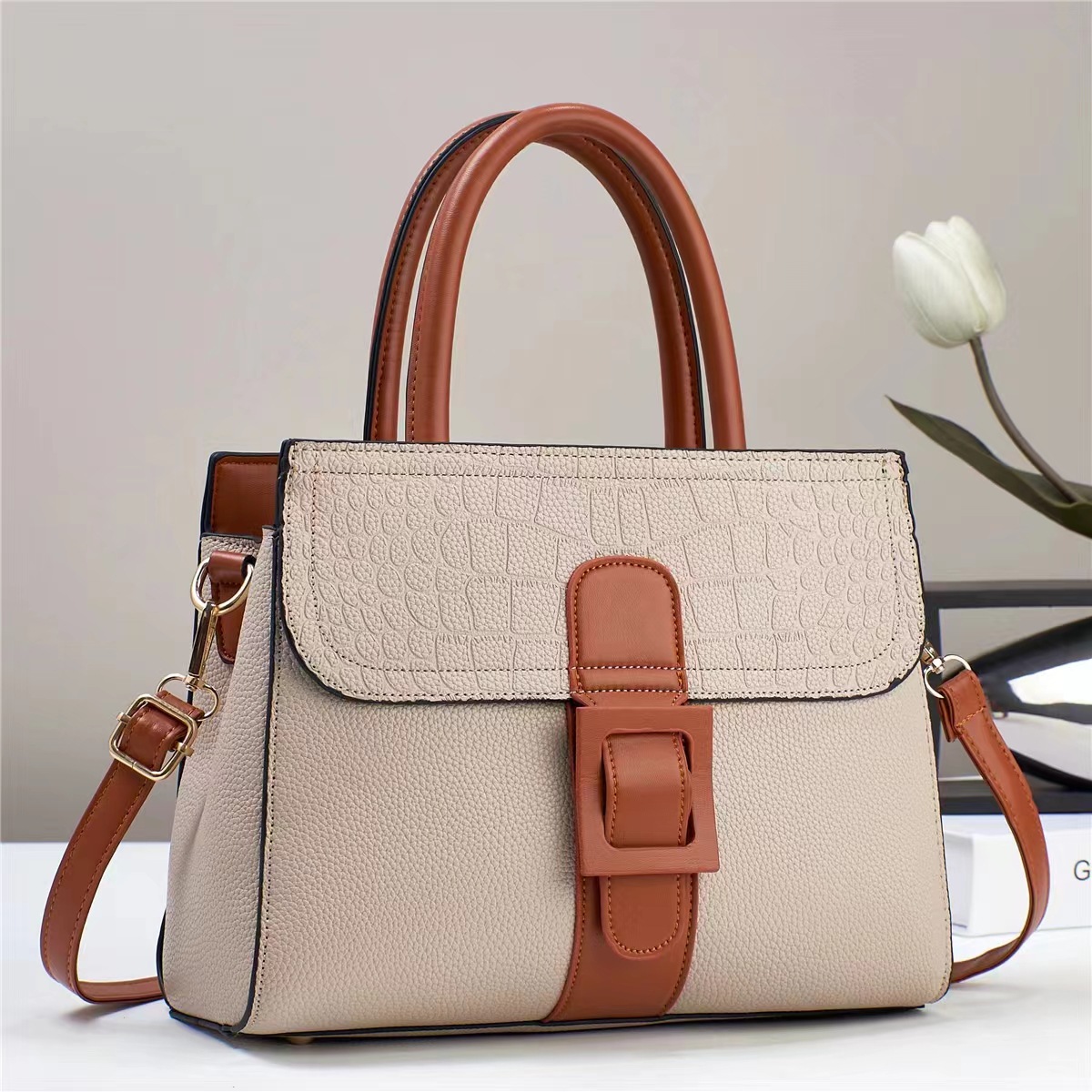 Sac à main ‘Marigold’ -3SM13- Beige